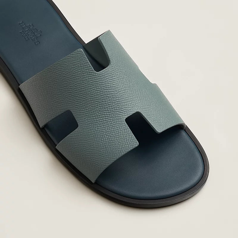 כפכף הרמס לגבר בצבע כחול רעם / כחול שמיים - Hermes Izmir sandal