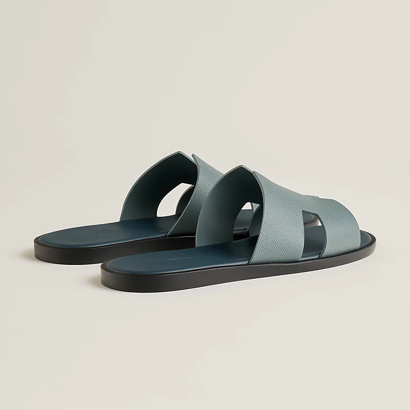 כפכף הרמס לגבר בצבע כחול רעם / כחול שמיים - Hermes Izmir sandal
