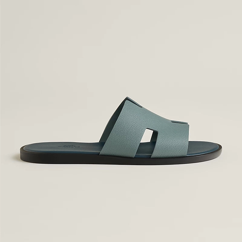 כפכף הרמס לגבר בצבע כחול רעם / כחול שמיים - Hermes Izmir sandal