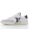 Louis Vuitton Sneakers White Gray Charlie Line Monogram Leather