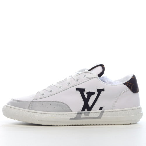Louis Vuitton Sneakers White Gray Charlie Line Monogram Leather