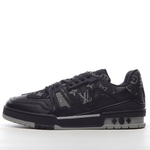 Louis Vuitton Trainer Black Monogram Denim