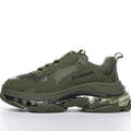 Balenciaga Triple S Clear Sole Dark Green
