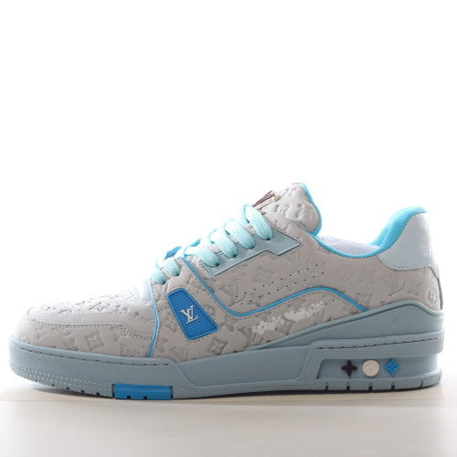 Louis Vuitton Trainer Grey&Cyan