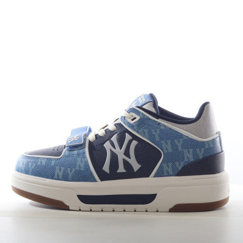 MLB Chunky Liner Casual Shoes Mid Top Blue