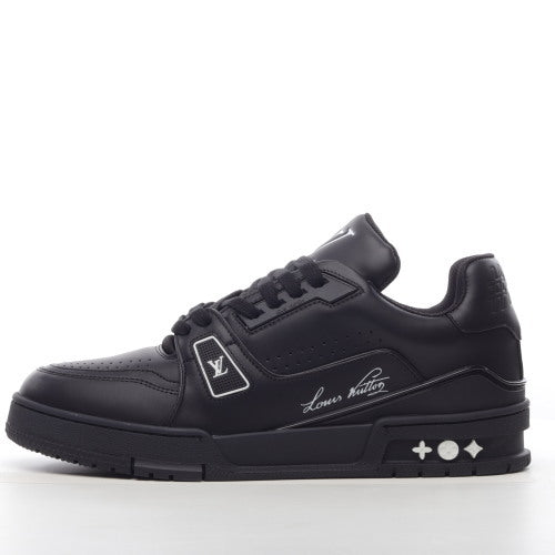 Louis Vuitton Trainer Black Embossed Monogram