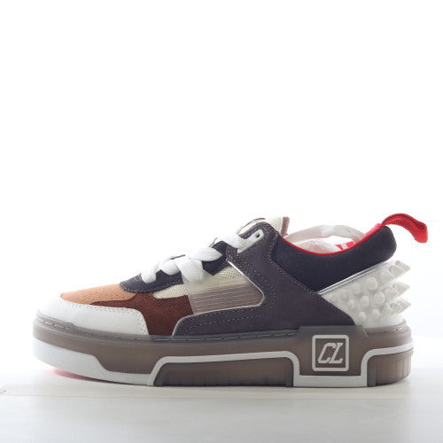 CHRISTIAN LOUBOUTIN hapus white and brown