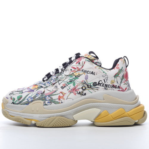 Balenciaga X Gucci Cream Leather Triple S