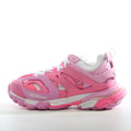 Balenciaga Track Pink Mesh and Suede Like Fabric