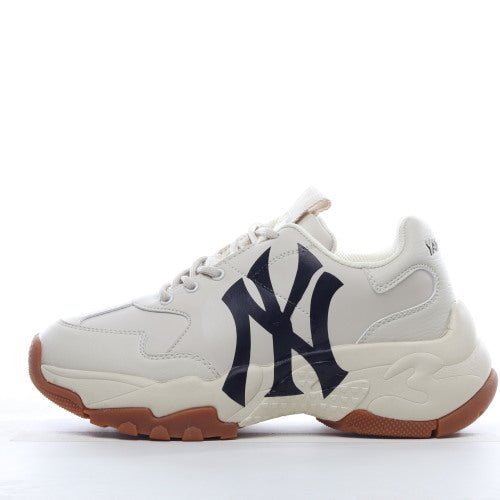 MLB Big Ball Chunky Sneakers Unisex Low Top Light Beige