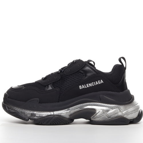 Balenciaga Triple S Clear Sole Black Ivory