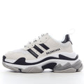 Balenciaga Triple S Black White