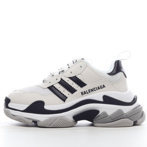 Balenciaga Triple S Black White