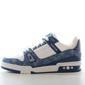 Louis Vuitton Wmns Trainer Monogram Denim  Light Blue