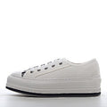 Walk'n'Dior White Canvas Platform Low Top
