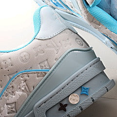 Louis Vuitton Trainer Grey&Cyan