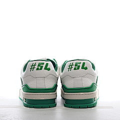 LOUIS VUITTON Trainer White Green