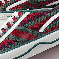 Gucci Tennis 1977 Houndstooth Motif