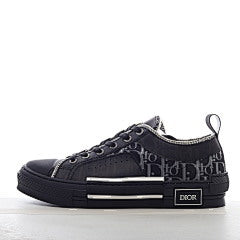 Dior B23 Low Top Canvas Oblique Black