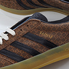 Gucci x adidas Gazelle Motif Brown Suede