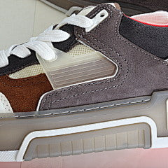 CHRISTIAN LOUBOUTIN hapus white and brown