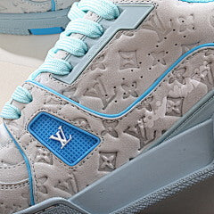 Louis Vuitton Trainer Grey&Cyan