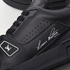 Louis Vuitton Trainer Black Embossed Monogram