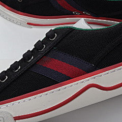 Gucci Black Canvas Tennis 1977 Low Top