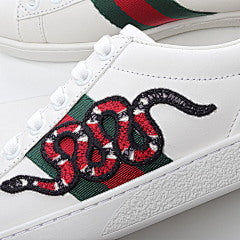Gucci Ace Embroidered Snake