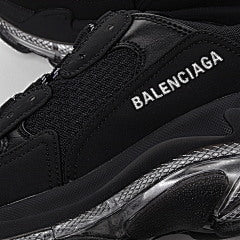 Balenciaga Triple S Clear Sole Black Ivory