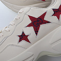 Gucci 520 Rhyton Star White Red