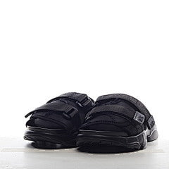 Christian Dior Black Fabric D-Wander Slides