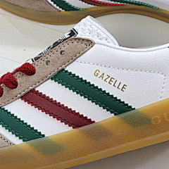 adidas x Gucci Gazelle White Green Red