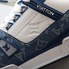 Louis Vuitton Wmns Trainer Monogram Denim  Light Blue