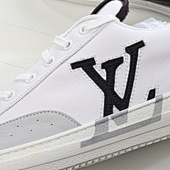 Louis Vuitton Sneakers White Gray Charlie Line Monogram Leather