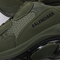 Balenciaga Triple S Clear Sole Dark Green