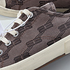 Balenciaga Paris Low Top BB Monogram Dark Beige Brown