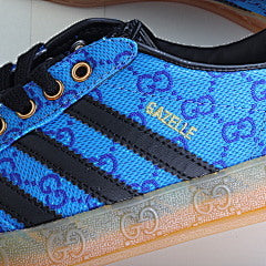 Gucci x Gazelle Blue GG Monogram