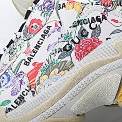 Gucci x Balenciaga Triple S The Hacker Project Flora Print