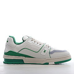 LOUIS VUITTON Trainer White Green