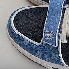 MLB Chunky Liner Casual Shoes Mid Top Blue