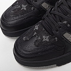 Louis Vuitton Trainer Black Monogram Denim