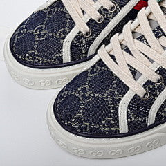 Gucci Tennis 1977 Denim GG Print