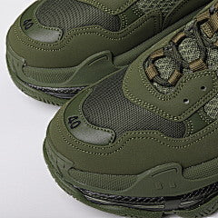 Balenciaga Triple S Clear Sole Dark Green