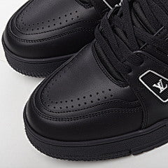Louis Vuitton Trainer Black Embossed Monogram