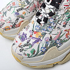 Balenciaga X Gucci Cream Leather Triple S