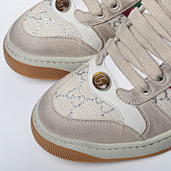 Gucci Screener White GG Lamé