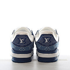 Louis Vuitton Wmns Trainer Monogram Denim  Light Blue