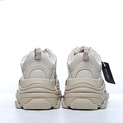Balenciaga Triple S Beige Faux Leather