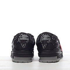 Louis Vuitton Trainer Black Monogram Denim